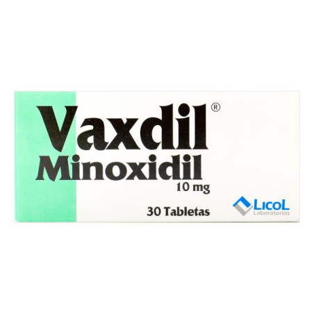 VAXDIL 10 GR 30 TABLETAS MINOXIDIL 