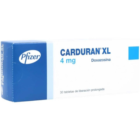 CARDURAN XL 4 MG 30 TABLETAS (A)(PB)(DA) DOXAZOSINA
