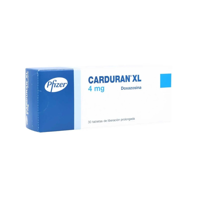 CARDURAN XL 4 MG 30 TABLETAS (A)(PB)(DA) DOXAZOSINA