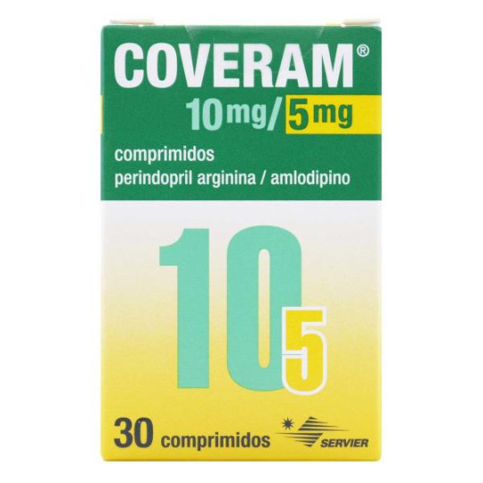 COVERAM 10 MG/5 MG 30 COMPRIMIDOS (A) PERINDOPRIL