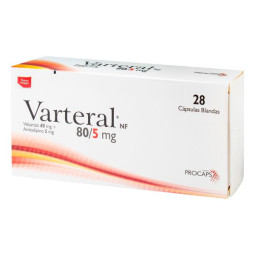 VARTERAL 80/5MG 28 TAB AMLODIPINO-VALSARTAN