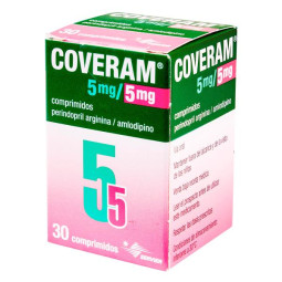 COVERAM 5 MG/5 MG 30 COMPRIMIDOS (A) PERINDOPRIL