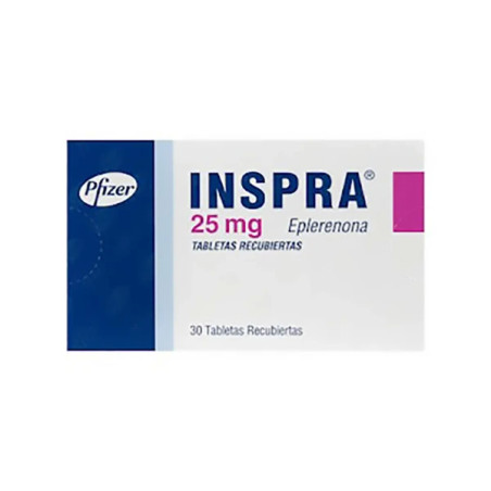 INSPRA 25 MG 30 TABLETAS (A) EPLERENONA