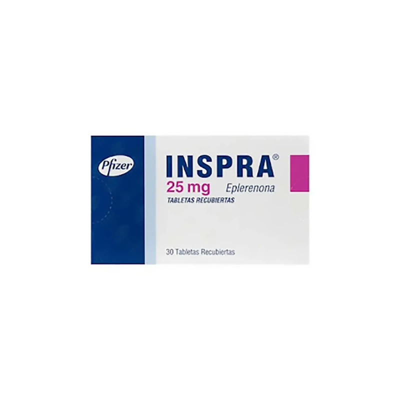 INSPRA 25 MG 30 TABLETAS (A) EPLERENONA