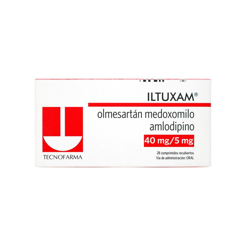 ILTUXAM 40 MG/5 MG 28 TABLETAS ILTUXAM 40 MG/5 MG 28 TABLETAS