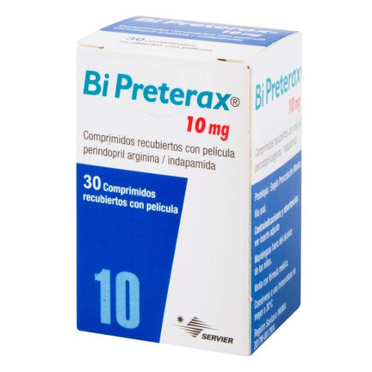 BI PRETERAX 10 MG 30 COMPRIMIDOS PERINDOPRIL