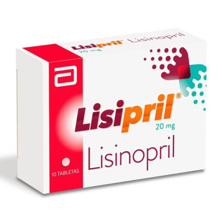 LISIPRIL 20 MGS 10 TABLETAS 