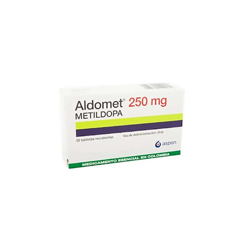 ALDOMET 250 MG 30 TABLETAS METILDOPA