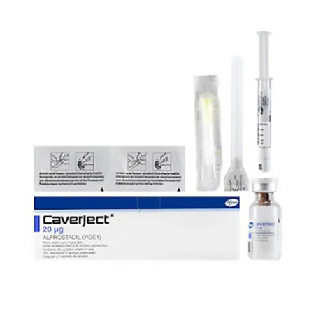 CAVERJECT 20 MCG AMPOLLA (A) ALPROSTADIL