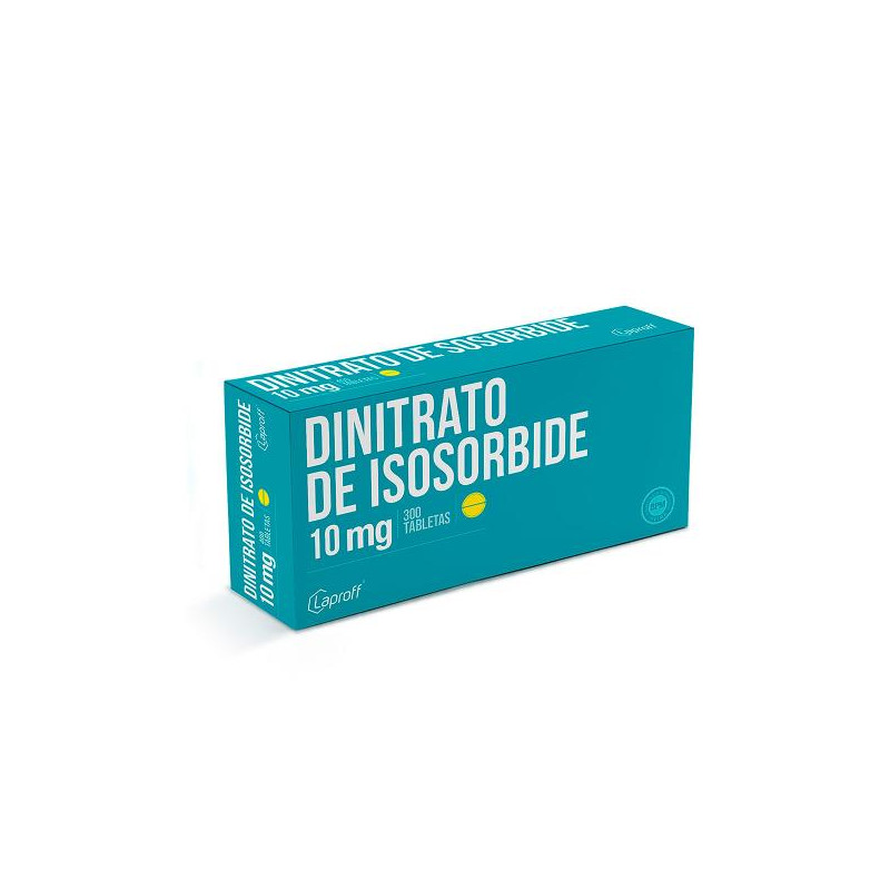 DINITRATO DE ISOSORBIDE 10 MG 300 TBS LP ISOSORBIDE 