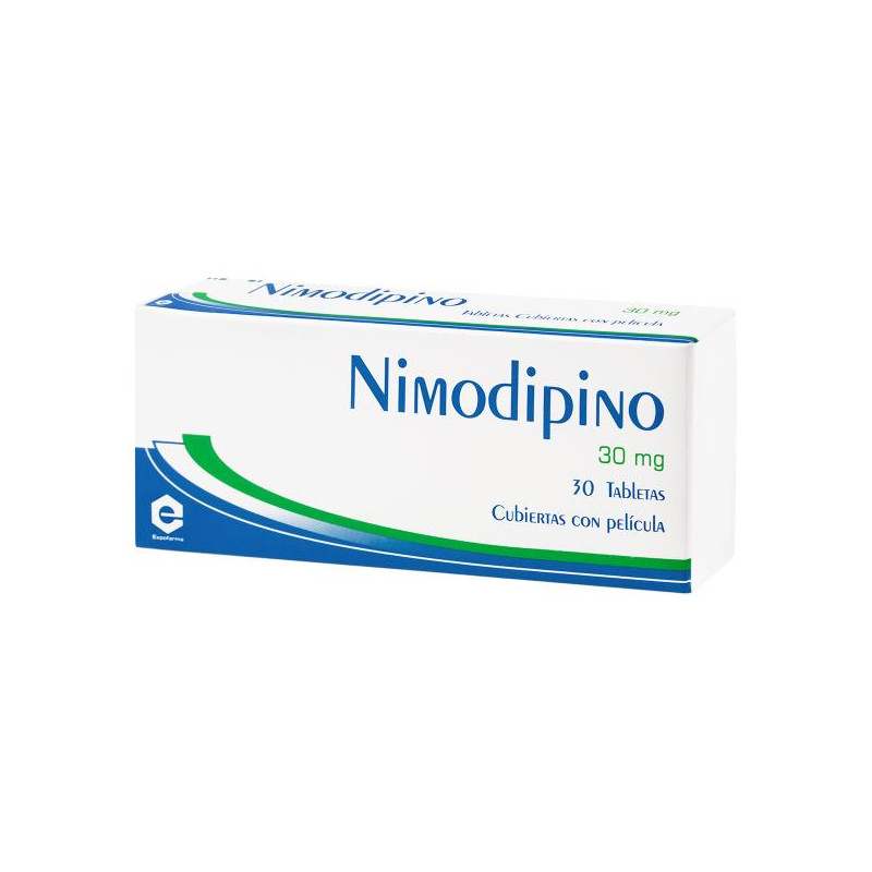 NIMODIPINO 30 MG 30 TABLETAS EX NIMODIPINA