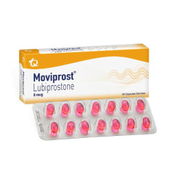 MOVIPROST 8 MICROGRAMOS 14 CAP.BLA LUBIPROSTONE