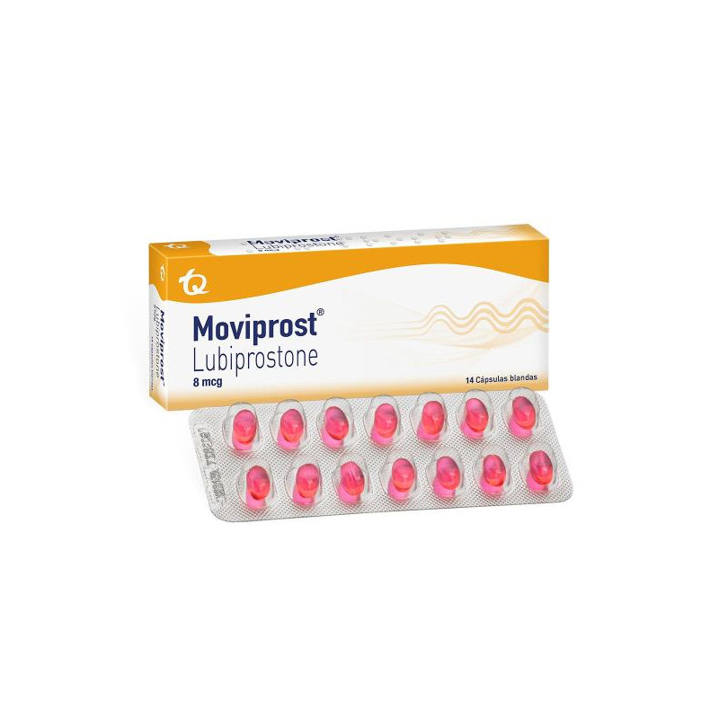 MOVIPROST 8 MICROGRAMOS 14 CAP.BLA LUBIPROSTONE MOVIPROST 8 MICROGRAMOS 14 CAP.BLA LUBIPROSTONE
