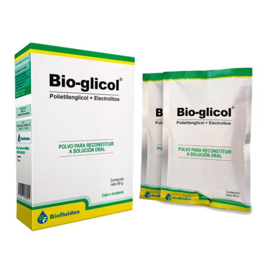 BIO GLICOL C.ELECTROLITOS 69 GR 4 SBS ENEMAS