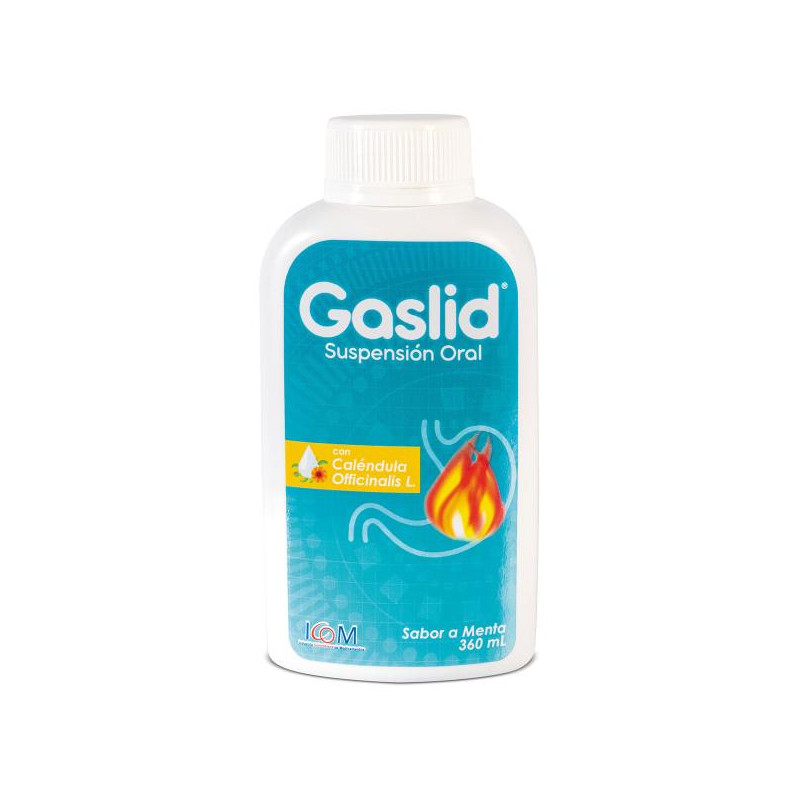 GASLID CALENDULA SUSP.ORAL 360 ML ICOM (PUMCV) ANTIACIDO