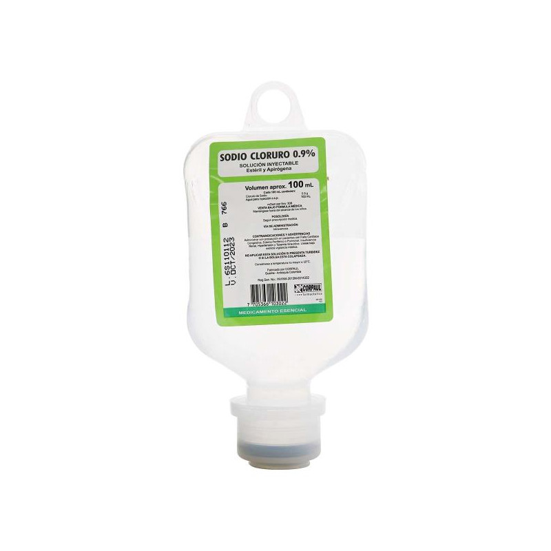 CLORURO DE SODIO 100 ML CORPAUL CLORURO DE SODIO