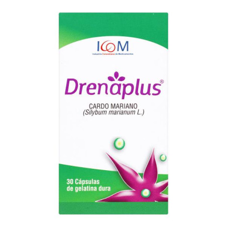 DRENAPLUS 300 MG 30 CAPSULAS (PUMCV) (CARDO MARINO HEPATICO)