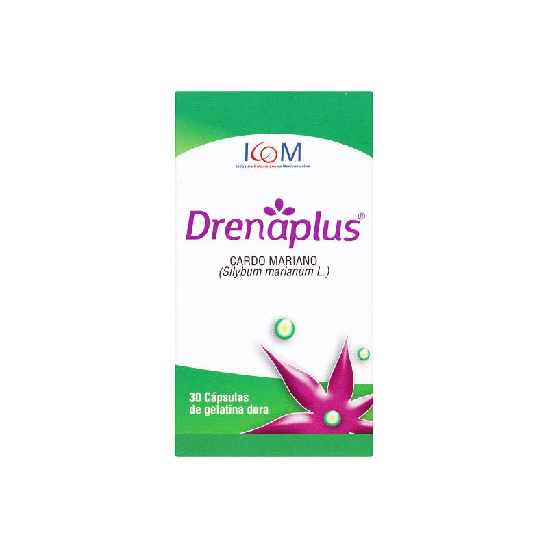 DRENAPLUS 300 MG 30 CAPSULAS (PUMCV) (CARDO MARINO HEPATICO) DRENAPLUS 300 MG 30 CAPSULAS (PUMCV) (CARDO MARINO HEPATICO)