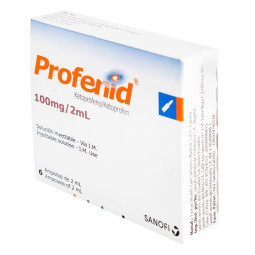 PROFENID 100 MG 6 AMPOLLAS KETOPROFENO