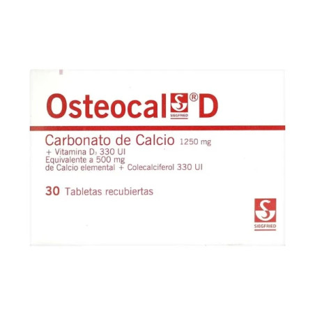 OSTEOCAL D 500 MGS X 30 TBS
