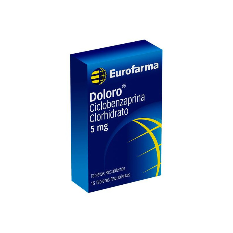 DOLORO 5 MG 15 TAB CICLOBENZAPRINA