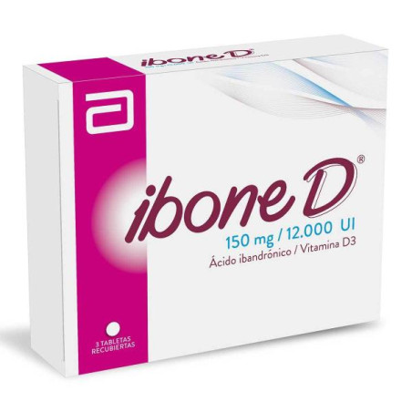 IBONE D 150 MG 12000 UI 3 TBS (A)(DA) ACIDO IBANDRONICO 