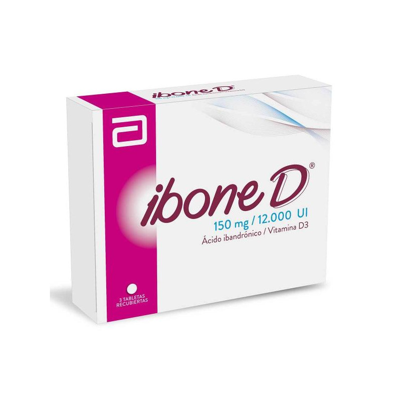 IBONE D 150 MG 12000 UI 3 TBS (A)(DA) ACIDO IBANDRONICO 