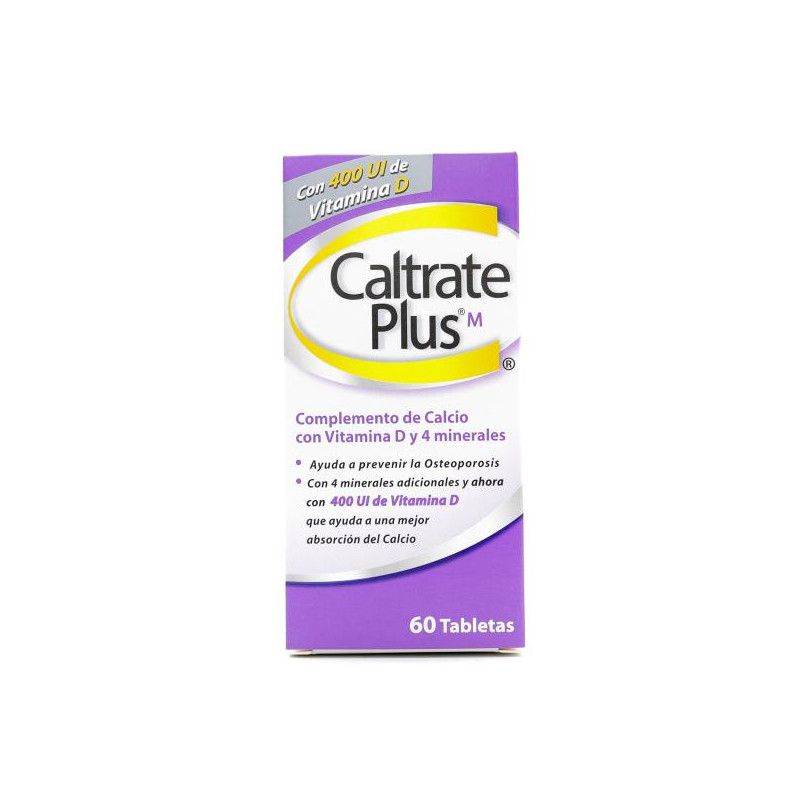 CALTRATE PLUS 400UI 60 TBS CARBONATO DE CALCIO
