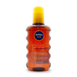 BRONC.NIVEA SUN ACEITE SPRAY FPS6 200 ML BRONCEADORES