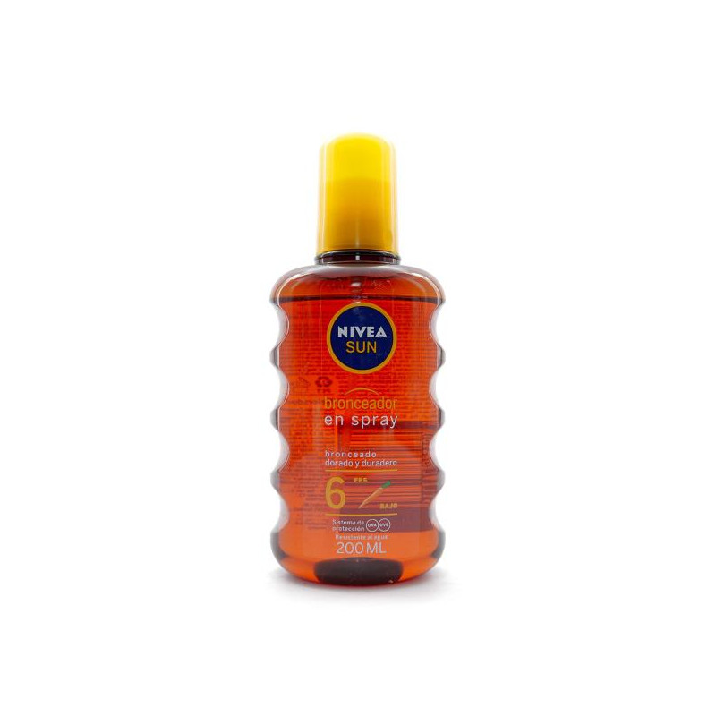 BRONC.NIVEA SUN ACEITE SPRAY FPS6 200 ML BRONCEADORES