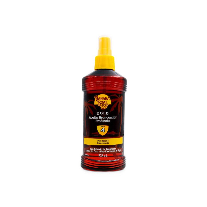 BRONC.BANANA BOAT ACEITE GOLD SPF4 236 M BRONCEA