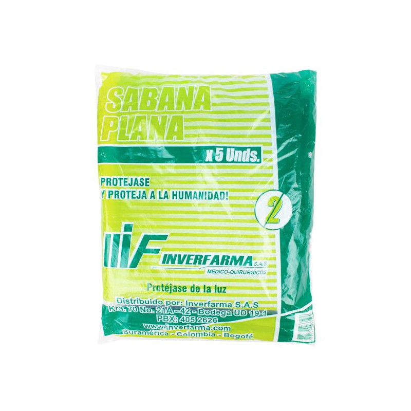 SABANA PLANA INVERFARMA 5 UNIDADES