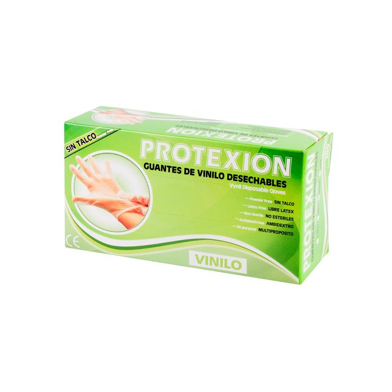 GUANTE EXAMEN VINILO PROTEX T.M 100 UDS GUANTES GUANTE EXAMEN VINILO PROTEX T.M 100 UDS GUANTES