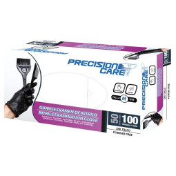 GUANTE NITRI.PRECISION NEGRO M 100 UDS GUANTES EXAMEN
