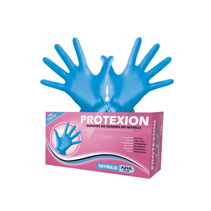 GUANTE EXAMEN NITRILO PROTEX T.L 100 UDS GUANTES DE CIRUGIA GUANTE EXAMEN NITRILO PROTEX T.L 100 UDS GUANTES DE CIRUGIA