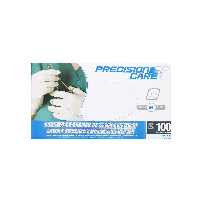 GUANTE DES.PRECISION LATEX 100 UDS M GUANTES DE CIRUGIA GUANTE DES.PRECISION LATEX 100 UDS M GUANTES DE CIRUGIA