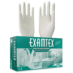 GUANTE EXAMTEX PROTEX 100 UDS T.S GUANTES DE CIRUGIA