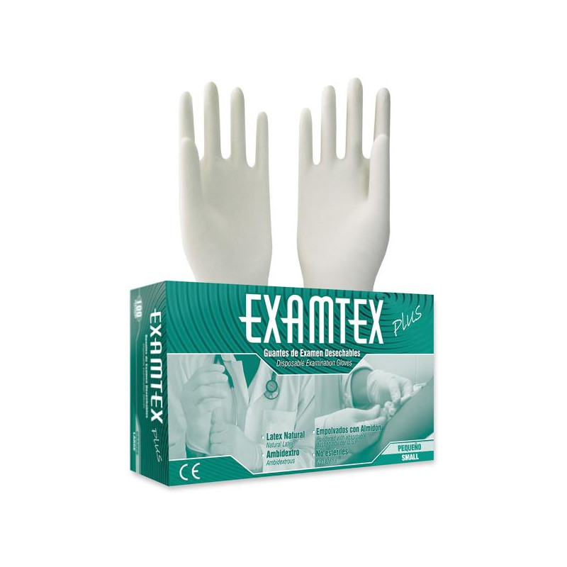 GUANTE EXAMTEX PROTEX 100 UDS T.S GUANTES DE CIRUGIA GUANTE EXAMTEX PROTEX 100 UDS T.S GUANTES DE CIRUGIA