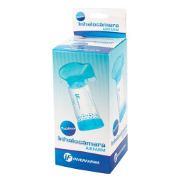 INHALO CAMARA INVER.PEDIATRICA AZUL AEROCHAMBER