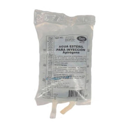 AGUA ESTERIL QUIBI BOLSA 500 ML AGUA DESTILADA