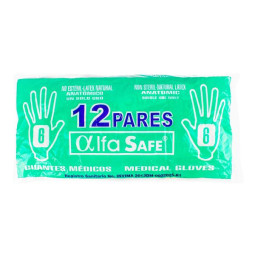 GUANTE CIRUGIA ALFA 6 12 UDS GUANTES DE CIRUGIA