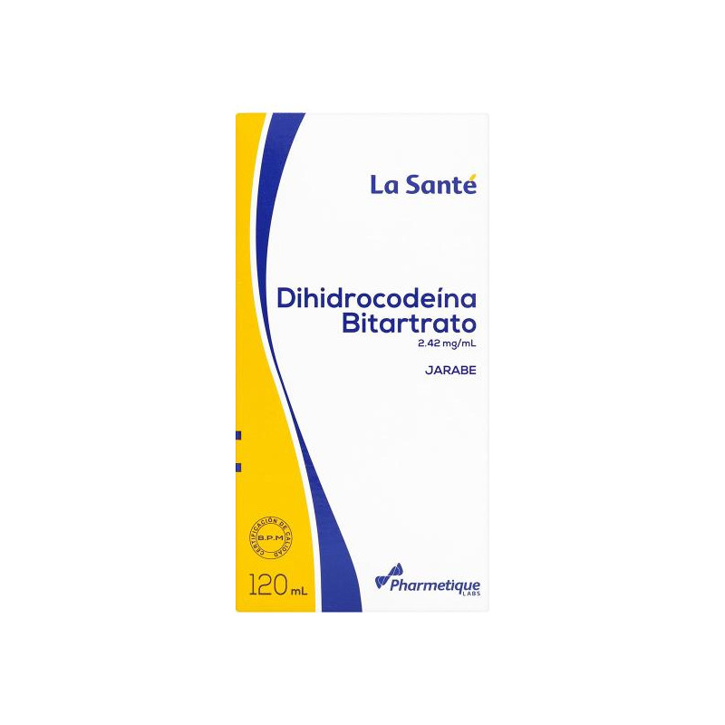 DIHIDROCODEINA JARABE 120 ML LS DIHIDROCODEINA