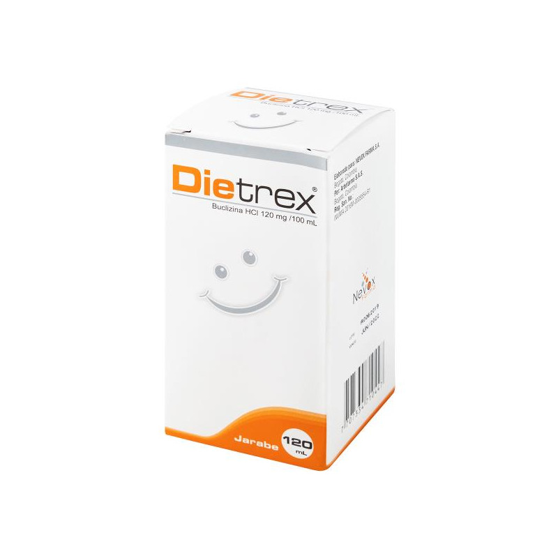 DIETREX JARABE 120 ML BUCLIZINA DIETREX JARABE 120 ML BUCLIZINA