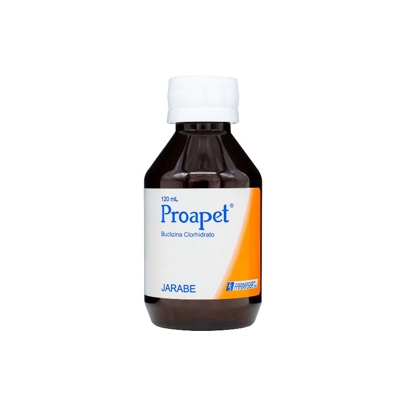 PROAPET JARABE FRASCO 120 ML BUCLIZINA