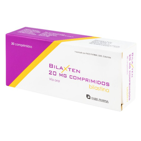 BILAXTEN 20 MG 30 COMPRIMIDOS (A) BILASTINA