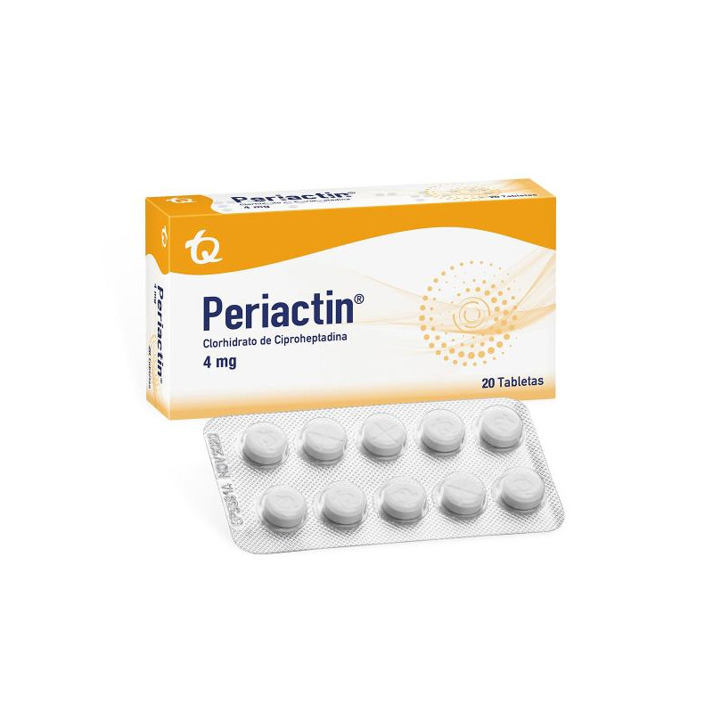 PERIACTIN 20 TABLETAS CIPROHEPTADINA