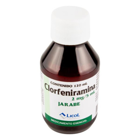CLORFENIRAMINA JARABE 120 ML LC CLORFENIRAMINA