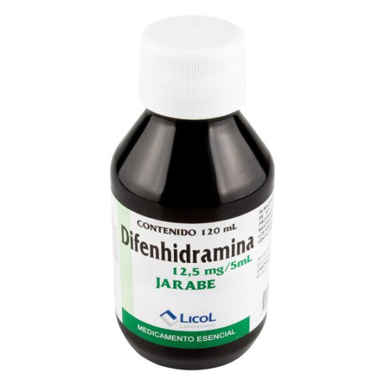 DIFENHIDRAMINA JARABE 120 ML LC DIFENHIDRAMINA DIFENHIDRAMINA JARABE 120 ML LC DIFENHIDRAMINA