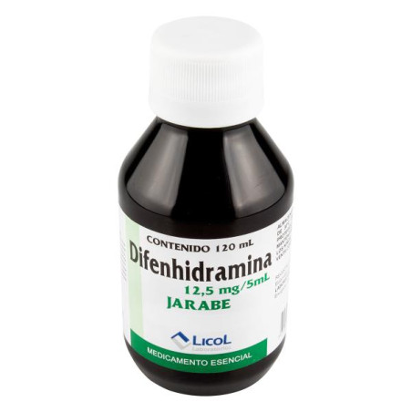 DIFENHIDRAMINA JARABE 120 ML LC DIFENHIDRAMINA