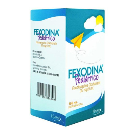 FEXODINA 0.6% SUSPENSION ORAL 150 ML 